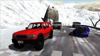 الثلوج سباق السيارات screenshot 5