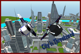 Flying Police Car 3D screenshot 5
