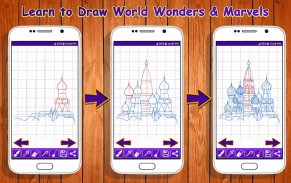 Learn to Draw World Wonders & Marvels screenshot 5