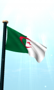 Algeria Flag 3D Free Wallpaper screenshot 1