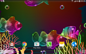 Neon Fish Live Wallpaper screenshot 0