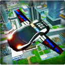 Flying Police Car 3D
