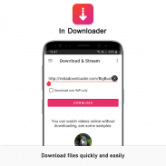 In Downloader - File download & Video streaming screenshot 3