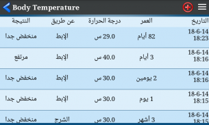 درجة حرارة الجسم screenshot 11