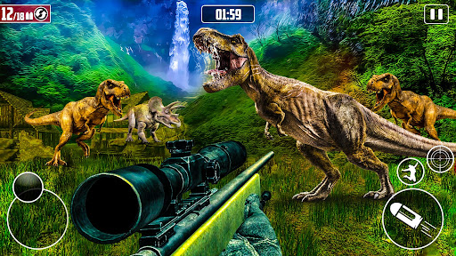 Download do APK de Dinosaur jogos offline de tiro para Android