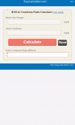 BUN to Creatinine Ratio Calci screenshot 1