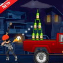 Knock Down Bottle Shooter 2d : Baseball Hit Games