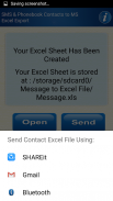 Save Phonebook & SMS to Excel screenshot 6