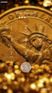 Golden Dollar Lock Screen screenshot 1