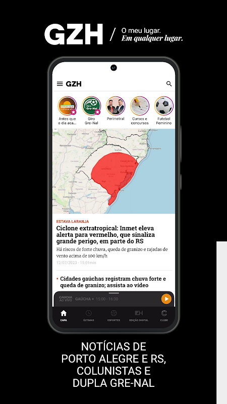 GZH - jornal digital com notícias, porto alegre, grêmio, inter, colunistas,  jogos ao vivo e mais