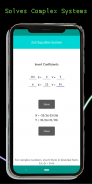 Linear Equations System Solver - Real and Complex screenshot 0