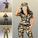 Army Women Photo Suit