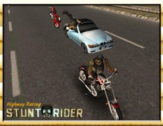 VR Highway Bike Attack Race screenshot 0