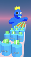 Gun Head Running Blue Monsters screenshot 2