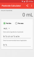 Pesticide Calculator screenshot 3