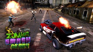 Zombie smash car - Destruction games screenshot 2