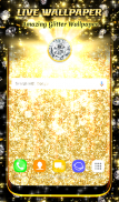 Golden Glitter Wallpaper screenshot 0