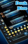 SMS Messages Dusk Blue Theme screenshot 3