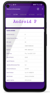 Device Information specs screenshot 6