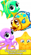 Fish Color by Number - Pixel Art, Sandbox Coloring screenshot 0