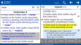 GPC Geiriadur Welsh Dictionary screenshot 15