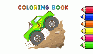 Monster Truck Coloring Book screenshot 0