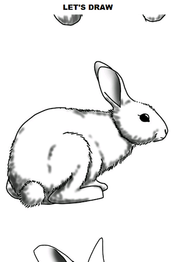 Rabbit drawing hi-res stock photography and images - Alamy
