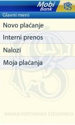 MobiBankPŠ-banka u telefonu screenshot 1