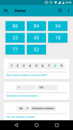 Lottery Numbers Generator screenshot 1