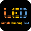 LED : Simple Running Text Icon