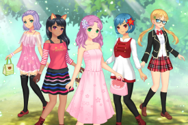 Game Dress Up Anime Wanita screenshot 0