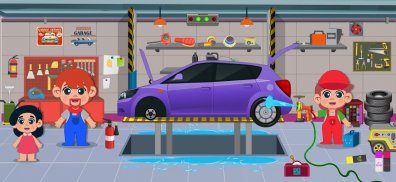 Pretend Town Factory: Car Garage Workshop screenshot 5