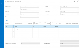 Dynamics NAV screenshot 3