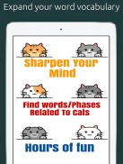 Cat Word Finder Puzzle screenshot 5