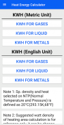 Heat Energy Calculator screenshot 5