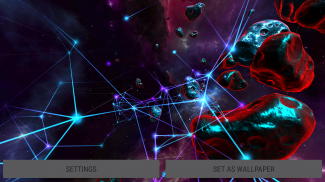 Sci_Fi Particle Plexus 3D Live Wallpaper screenshot 1