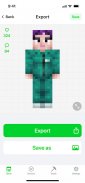 Skins alkotó Minecraft számára screenshot 2