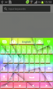 Colorful Keyboard for Android screenshot 1