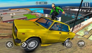 Jogos de salto carro rampa 3D screenshot 5