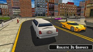 Limousine Driving Game 3d: UpHill Limo Offroad Car screenshot 3