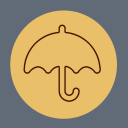Dalgona Game - Squid, Umbrella Icon