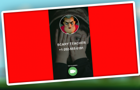 fake call Scary Granny Teacher Video call Prank screenshot 2