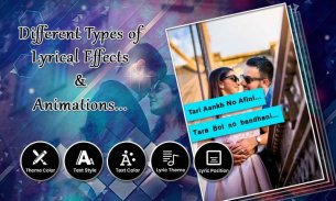 Gujarati Lyrical Video Status Maker with Music screenshot 1