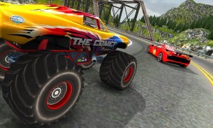 Crazy Car vs Monster Racing 3D screenshot 1