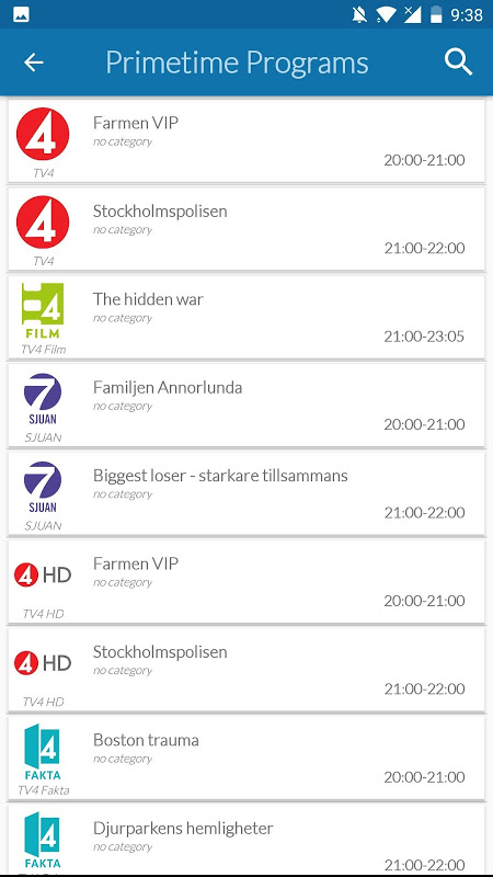 Sweden Mobile TV Guide 5.0 Muat turun APK Android  Aptoide