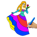 Princess Painting Games Icon