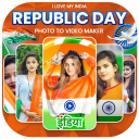 Republic Day Video Maker Icon