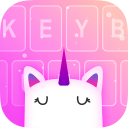 Unicorn Keyboard: Free Galaxy Rainbow Girly Themes Icon