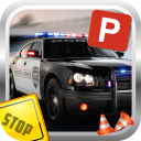 Policía Simulador Parking 3D Icon
