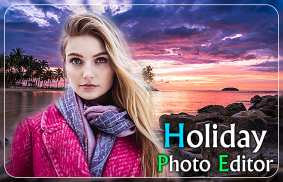 Holiday Photo editor - holiday photo frames screenshot 0